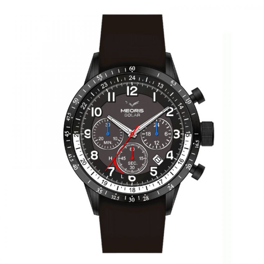 Sportovní hodinky Meoris SOLAR CHRONOGRAF SUPERTITANIUM BLC – T
