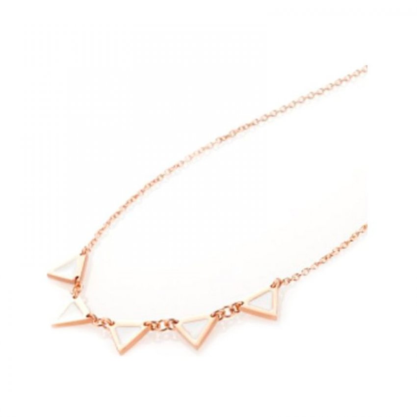 Náhrdelníky Storm Enamelli Necklace Rose Gold