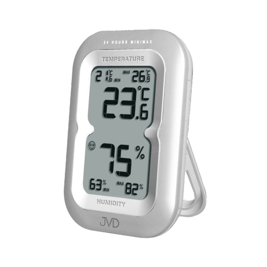 Meteostanice, teploměry a barometry JVD Digitální teploměr stříbrný T9230.2