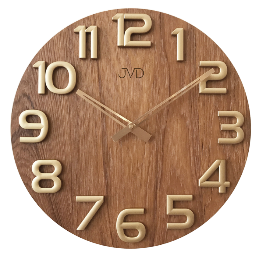 Hodiny JVD Nástěnné hodiny dřevěné  HT97.5