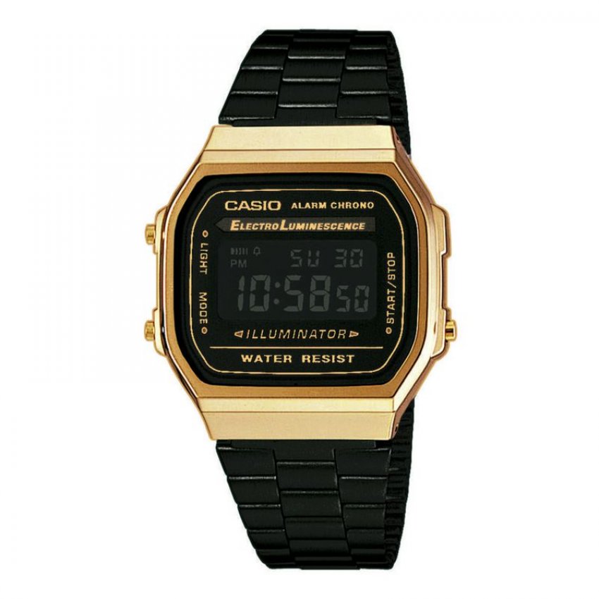 Klasické a společenské hodinky Casio A168WEGB-1BEF