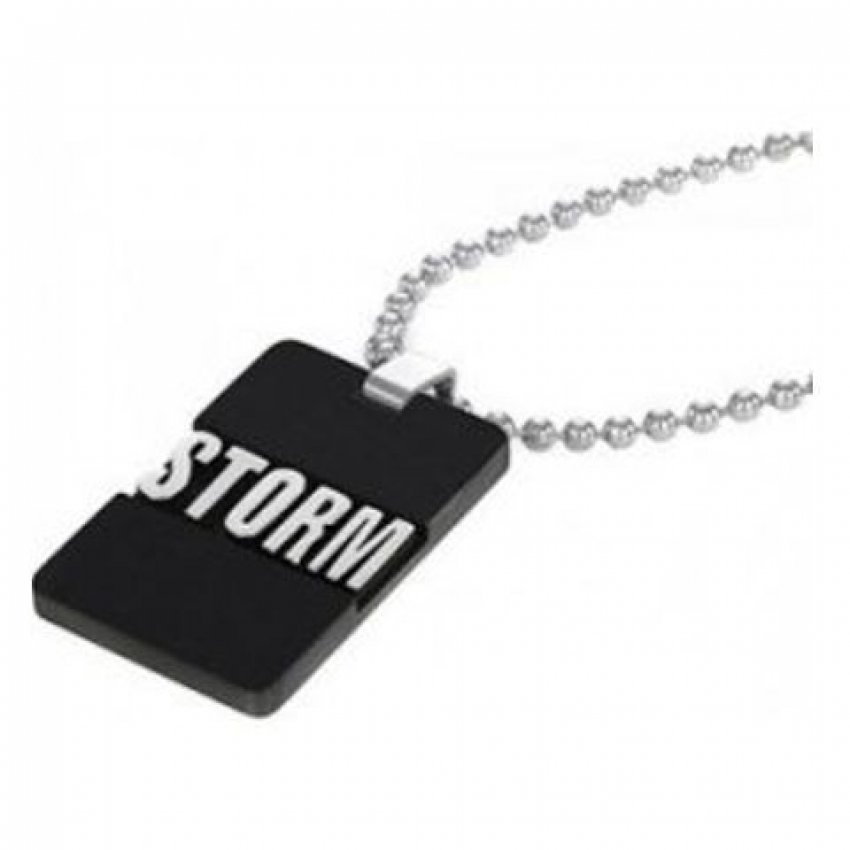 Pánské šperky Storm 3D Teg Necklace Slate