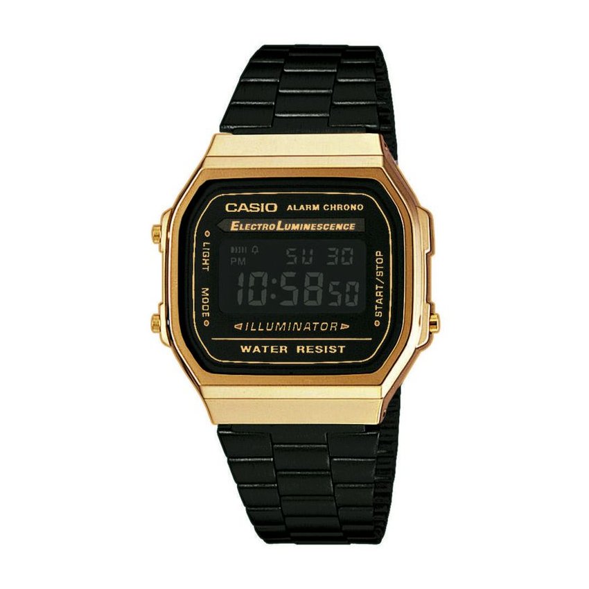 Klasické a společenské hodinky Casio A168WEGB-1BEF