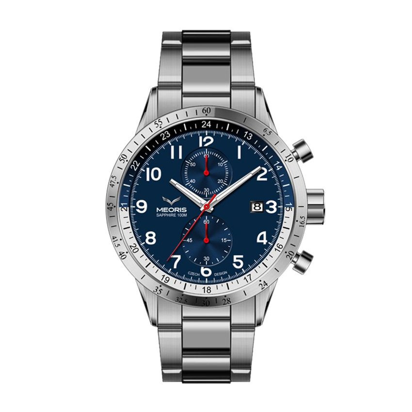 Sportovní hodinky Meoris Explorer chronograf supertitanium NB