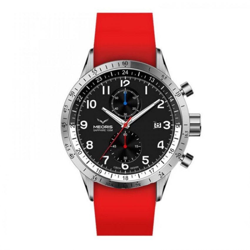 Sportovní hodinky Meoris Explorer chronograf supertitanium
