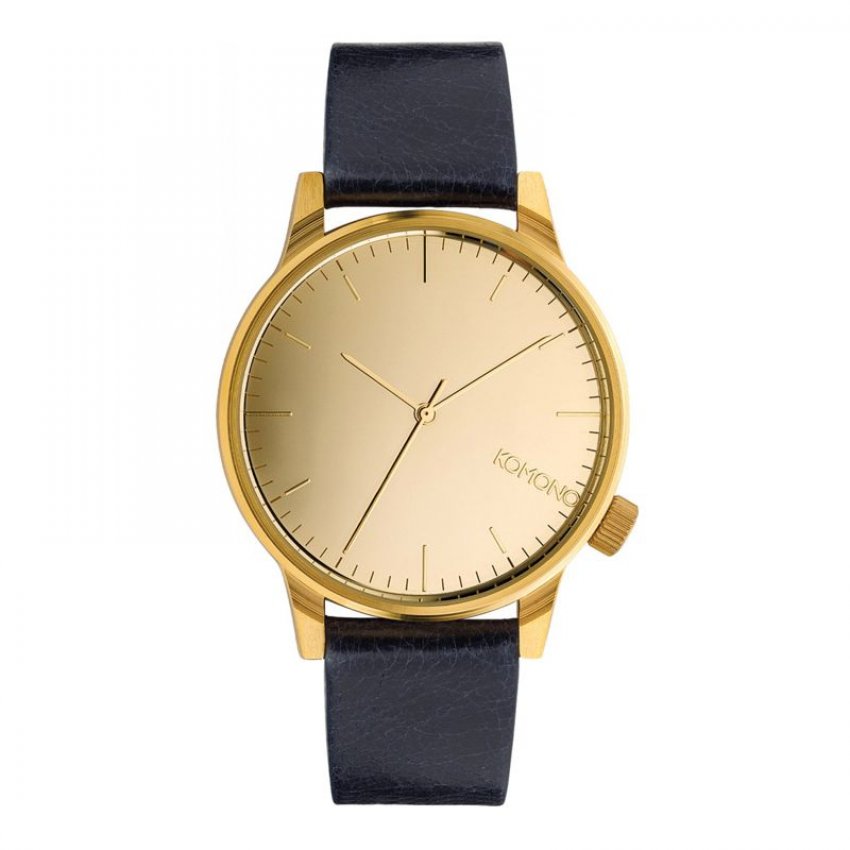 Módní hodinky Komono Winston Mirror Gold/navy W2891