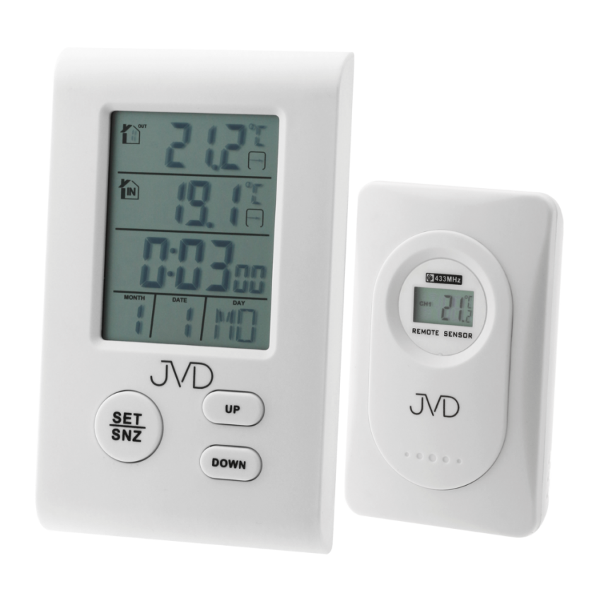 Meteostanice, teploměry a barometry JVD Teploměr T7009