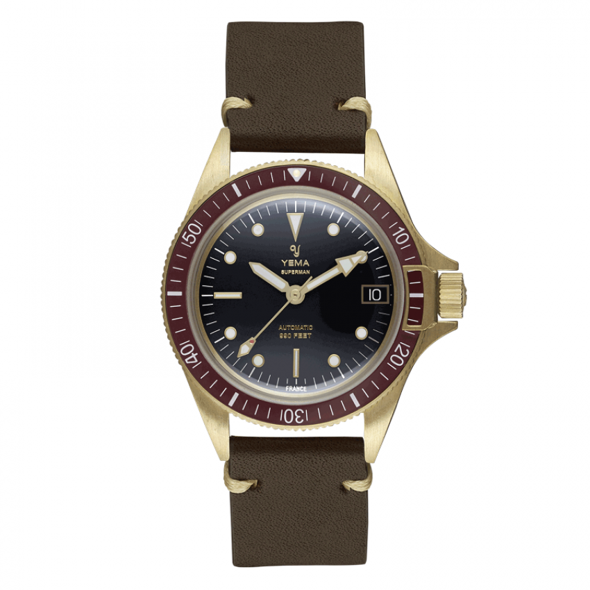 Yema Yema SUPERMAN BRONZE BORDEAUX 41MM
