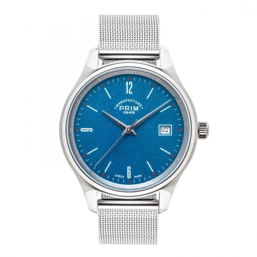 Klasické hodinky Prim Linea Esence 40 Q - modrá 38-936-498-00-2