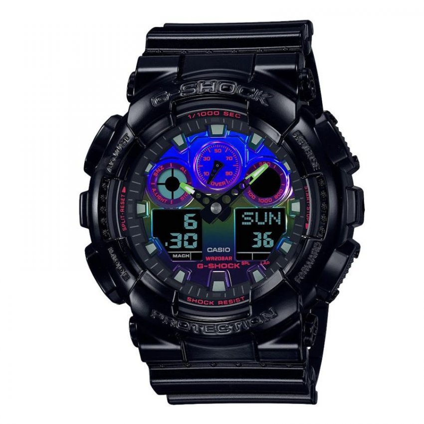 Sportovní hodinky Casio GA-100RGB-1AER