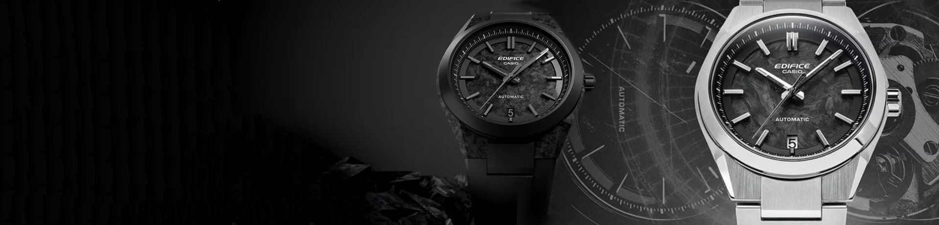 Casio Edifice Automatic Spojení pohybu a karbonu