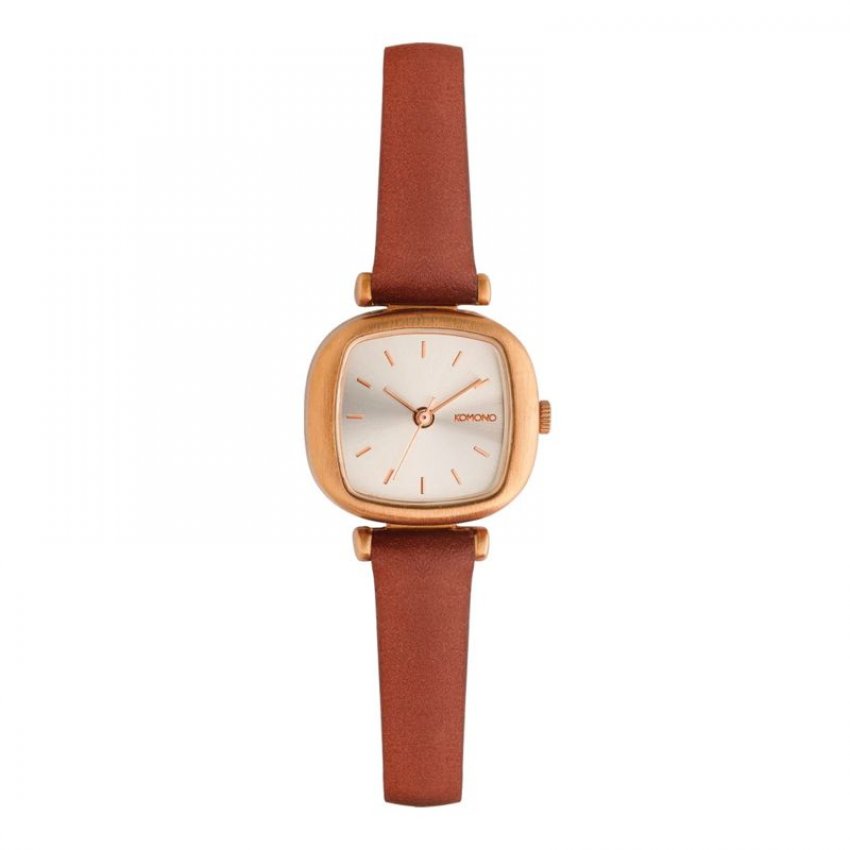 Módní hodinky Komono Moneypenny - Rose Gold Brown W1320