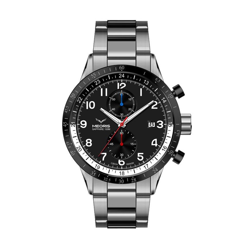 Sportovní hodinky Meoris Explorer chronograf supertitanium BB