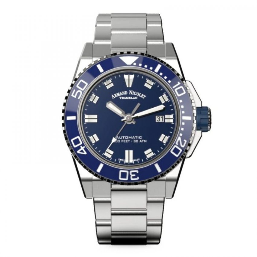 Klasické a společenské hodinky Armand Nicolet A480AGU-BU-MA4480AA