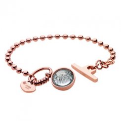 Crysta Ball Bracelet Rose Gold