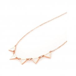 Enamelli Necklace Rose Gold