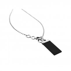 Sylon Tag Pendant Black